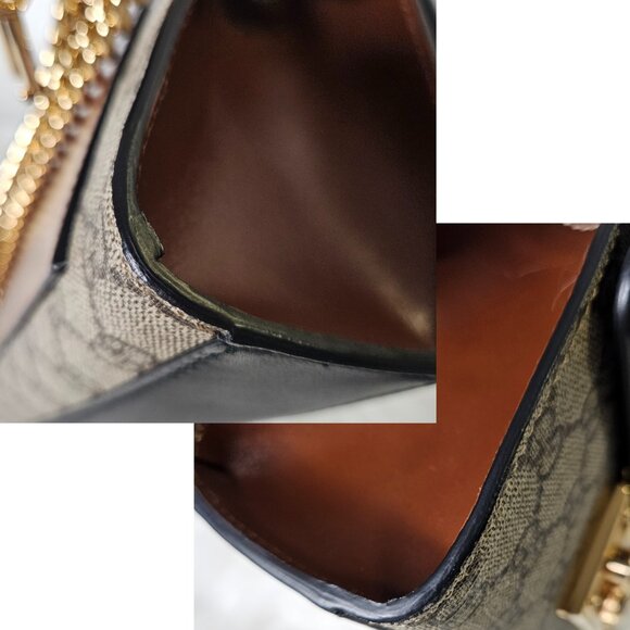 Authentic Gucci Small GG Supreme Padlock Bag - Picture 12 of 17